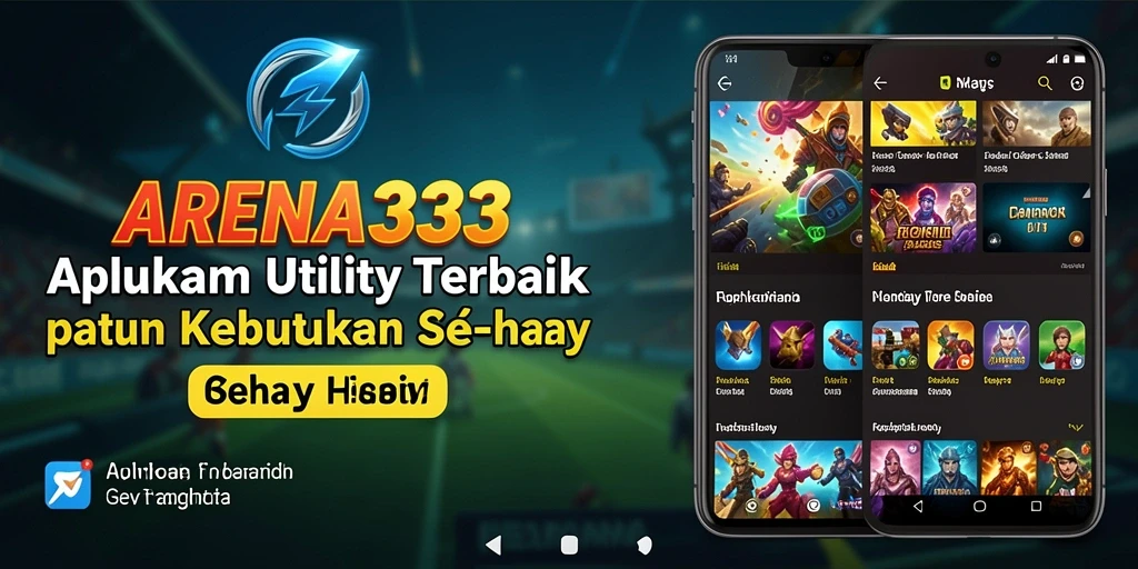 Tampilan antarmuka ARENA333 yang sederhana dan fungsional.