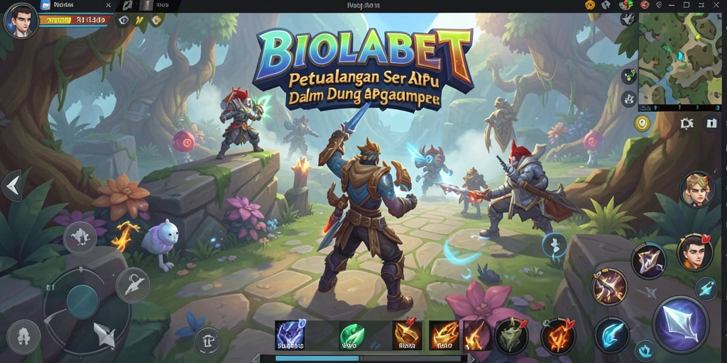 Tampilan gameplay ARPG yang seru dan mendebarkan dalam BIOLABET.
