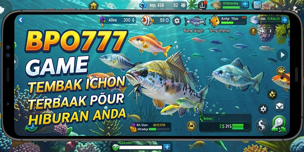 Tampilan menakjubkan dari gameplay Tembak Ikan BPO777.