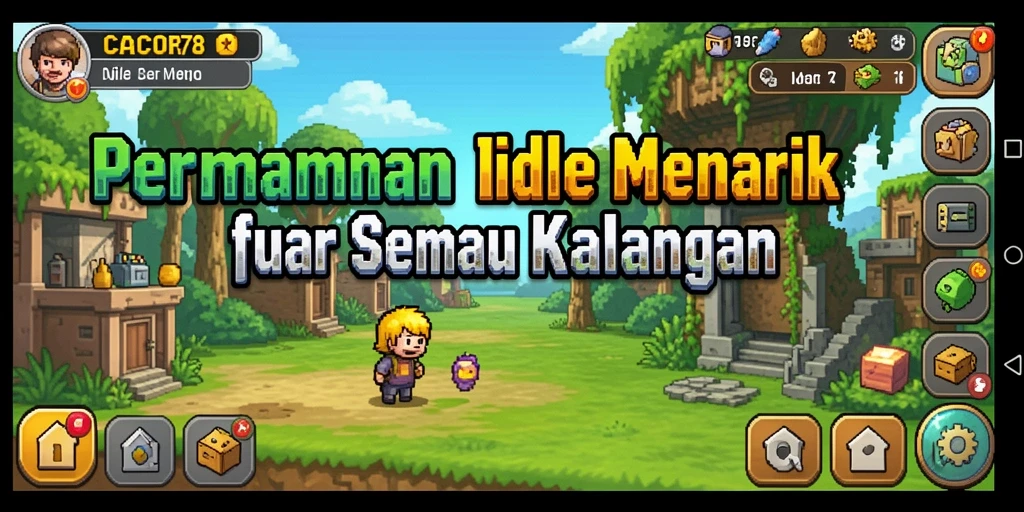 Screenshot menampilkan gameplay santai CACOR78 yang mengasyikkan.
