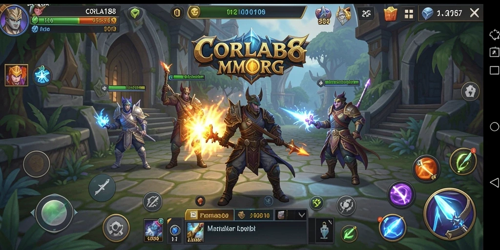 Tampilan menarik dari gameplay petualangan MMORPG CORLA188.