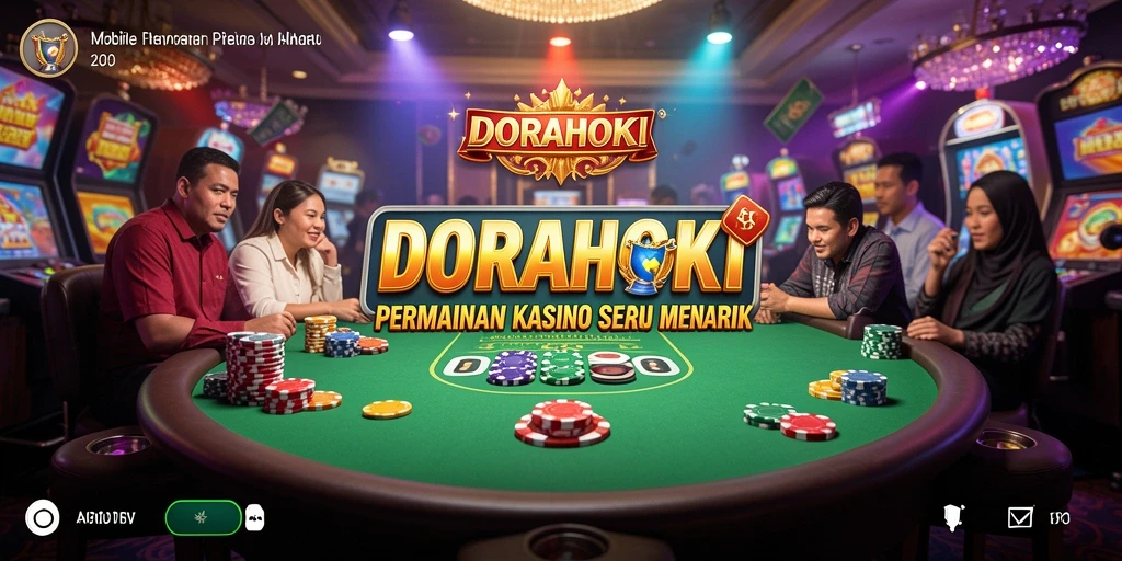 Screenshot DORAHOKI menampilkan gameplay menarik dari kasino.