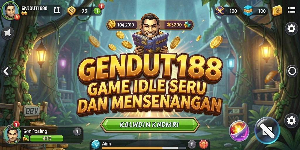 Gambar tampilan layar utama GENDUT188 dengan gameplay Idle yang menarik.