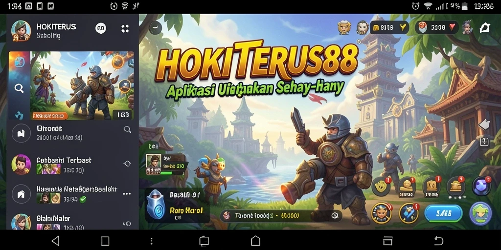 Tampilan antarmuka HOKITERUS88 yang ringkas dan fungsional.