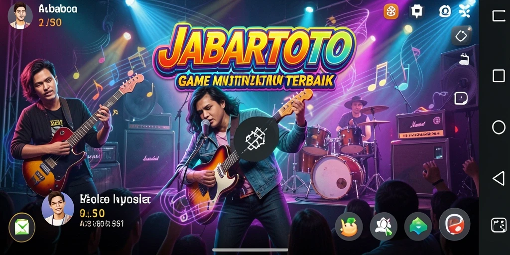 Tampilan menarik gameplay JABARTOTO dengan lagu-lagu mendebarkan.