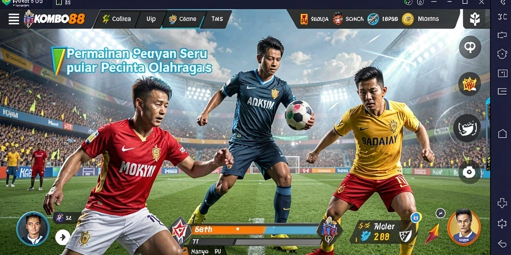 Tampilan aksi intens dalam game KOMBO88 yang mengasyikkan.
