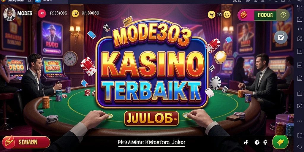 Tampilan gameplay menarik dari MODE303 dengan variasi permainan Kasino.