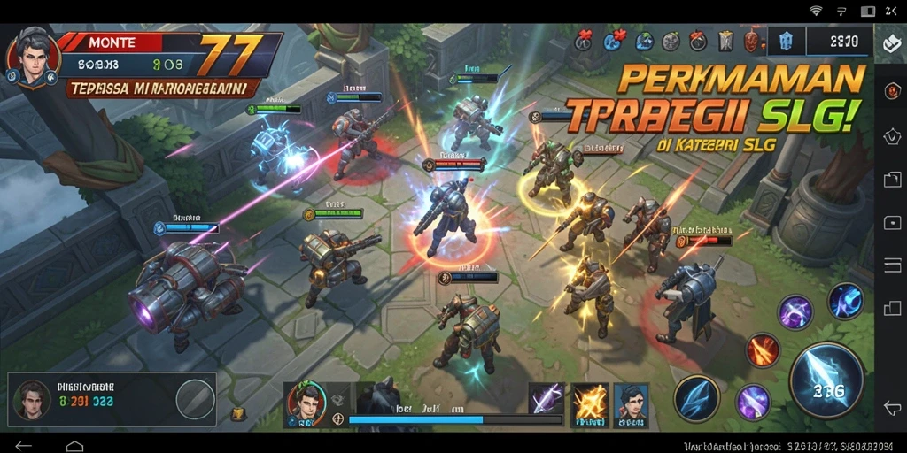 Screenshot gameplay <strong>MONTE77</strong> memperlihatkan aksi strategis yang mendebarkan.