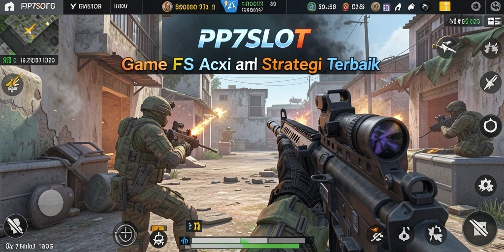 Tampilan gameplay PP7SLOT dengan aksi tembak-menembak yang mendebarkan.