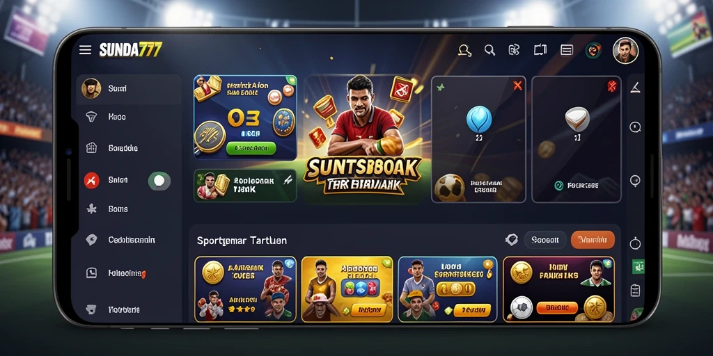 Screenshot utama SUNDA777 menampilkan antarmuka taruhan yang menarik dan interaktif.