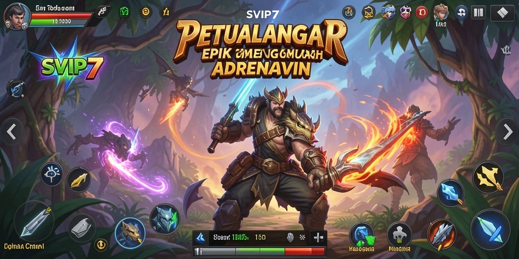 Screenshot gameplay SVIP7 yang menunjukkan aksi petualangan seru.