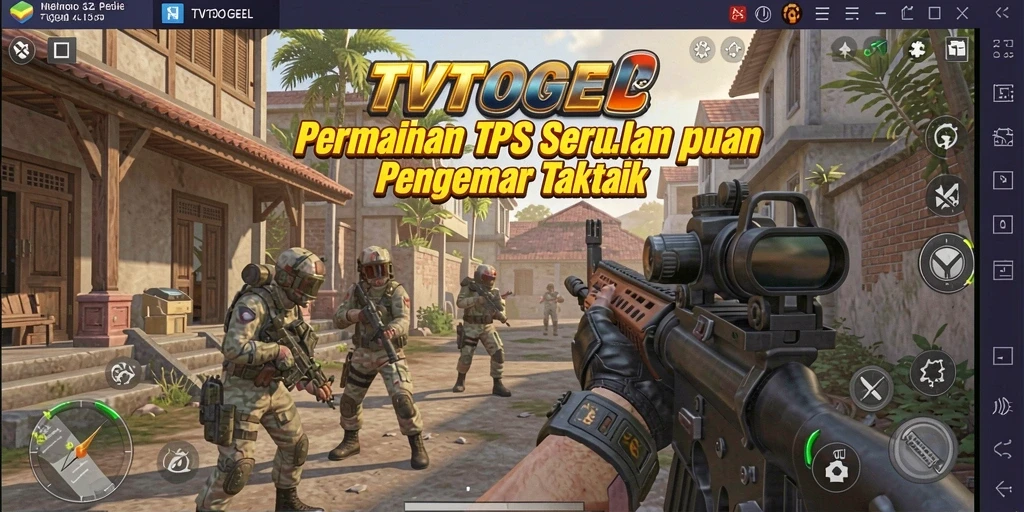 Screenshot menampilkan aksi seru dari gameplay TPS di TVTOGEL.