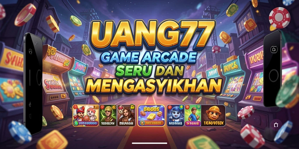 Screenshot UANG77 menampilkan pemain beraksi menghadapi tantangan Arcade.