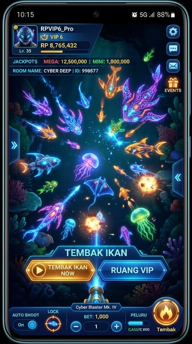 Tampilan beranda rpvip6 yang sederhana dan menarik.